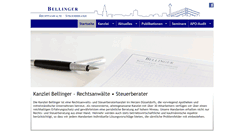 Desktop Screenshot of dr-bellinger.de